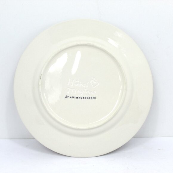 Anthropologie Hotel Magique Melange Stoneware Dessert Salad Plate Set of 4 - Picture 12 of 16